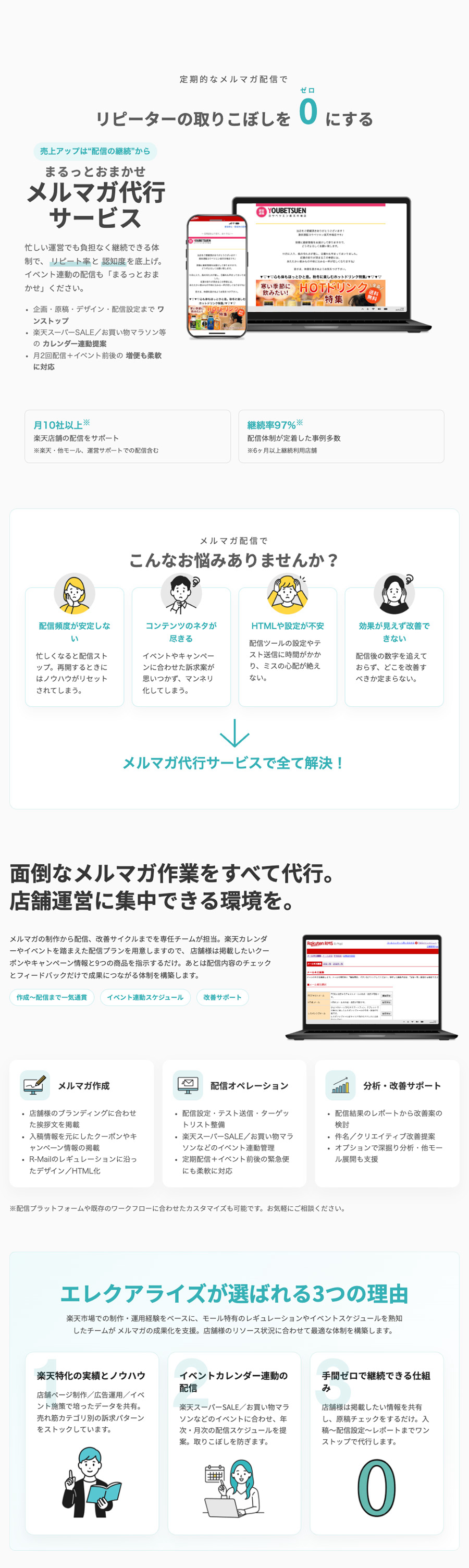 株式会社エレクアライズ エレクアライズのメルマガ代行サービス : RMS