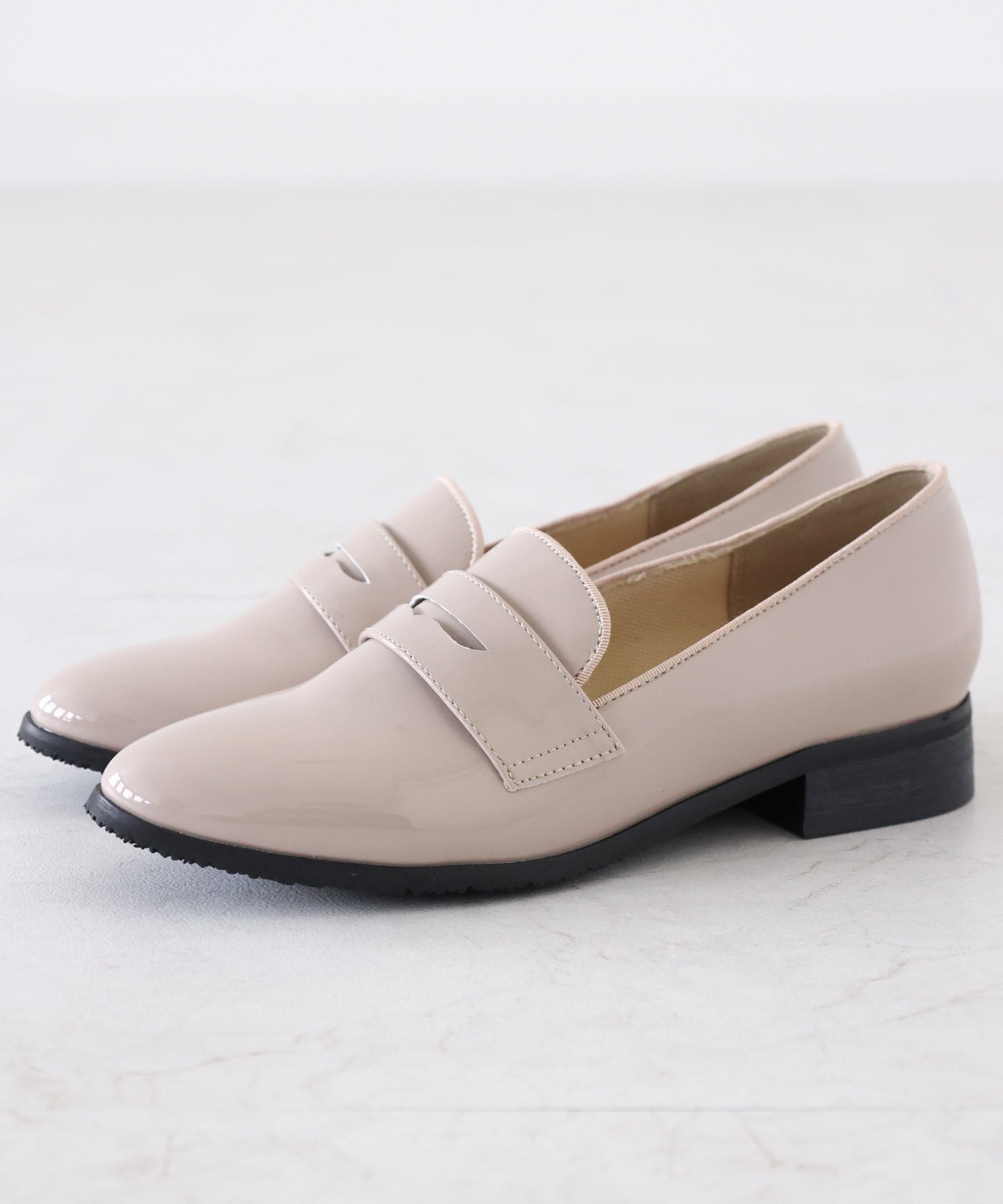 生活防水！晴雨兼用コインローファーパンプス/レインシューズ/レイン