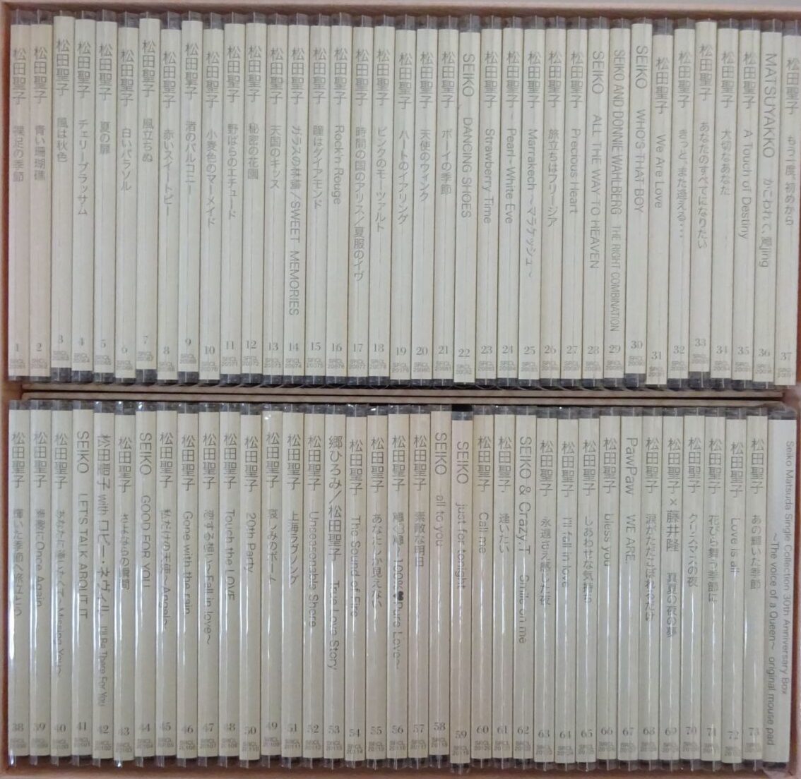 松田聖子 / Seiko Matsuda Single Collection 30th Anniversary Box