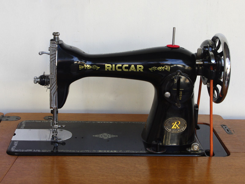 No.512 RICCAR リッカー製 家庭用足踏みミシン：アンティークミシン