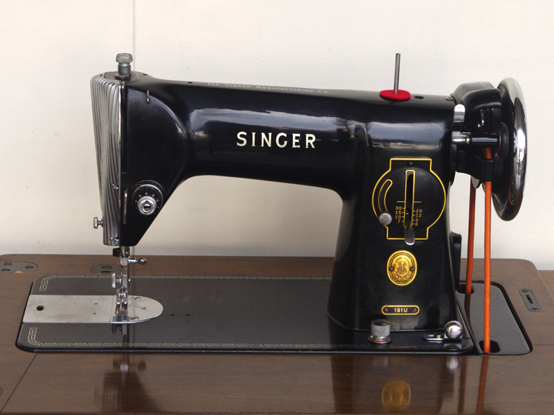 No.621 SINGER 191U シンガー製 家庭用足踏みミシン：アンティーク