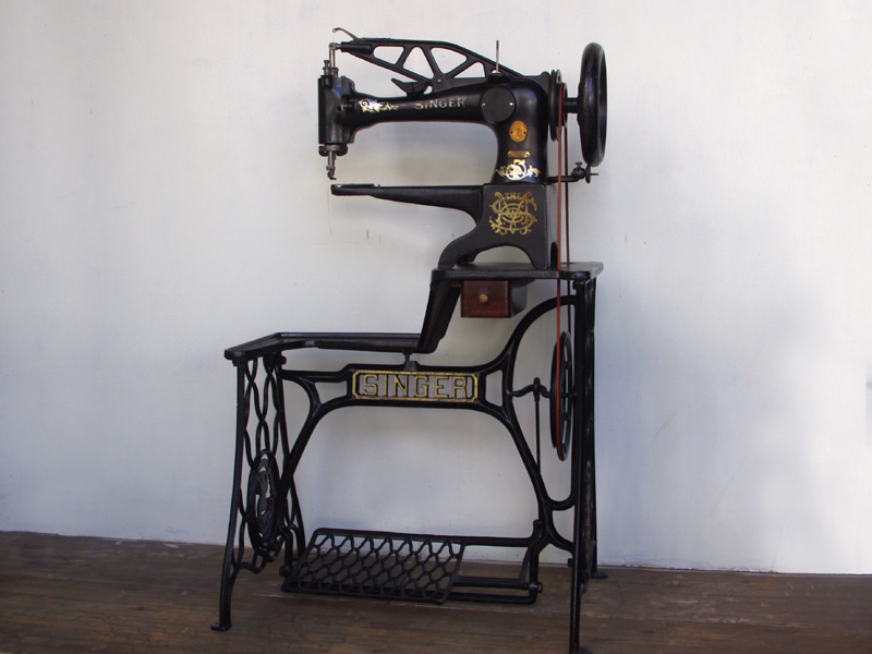 No.342 SINGER 29-4 シンガー製 八方 工業用足踏みミシン