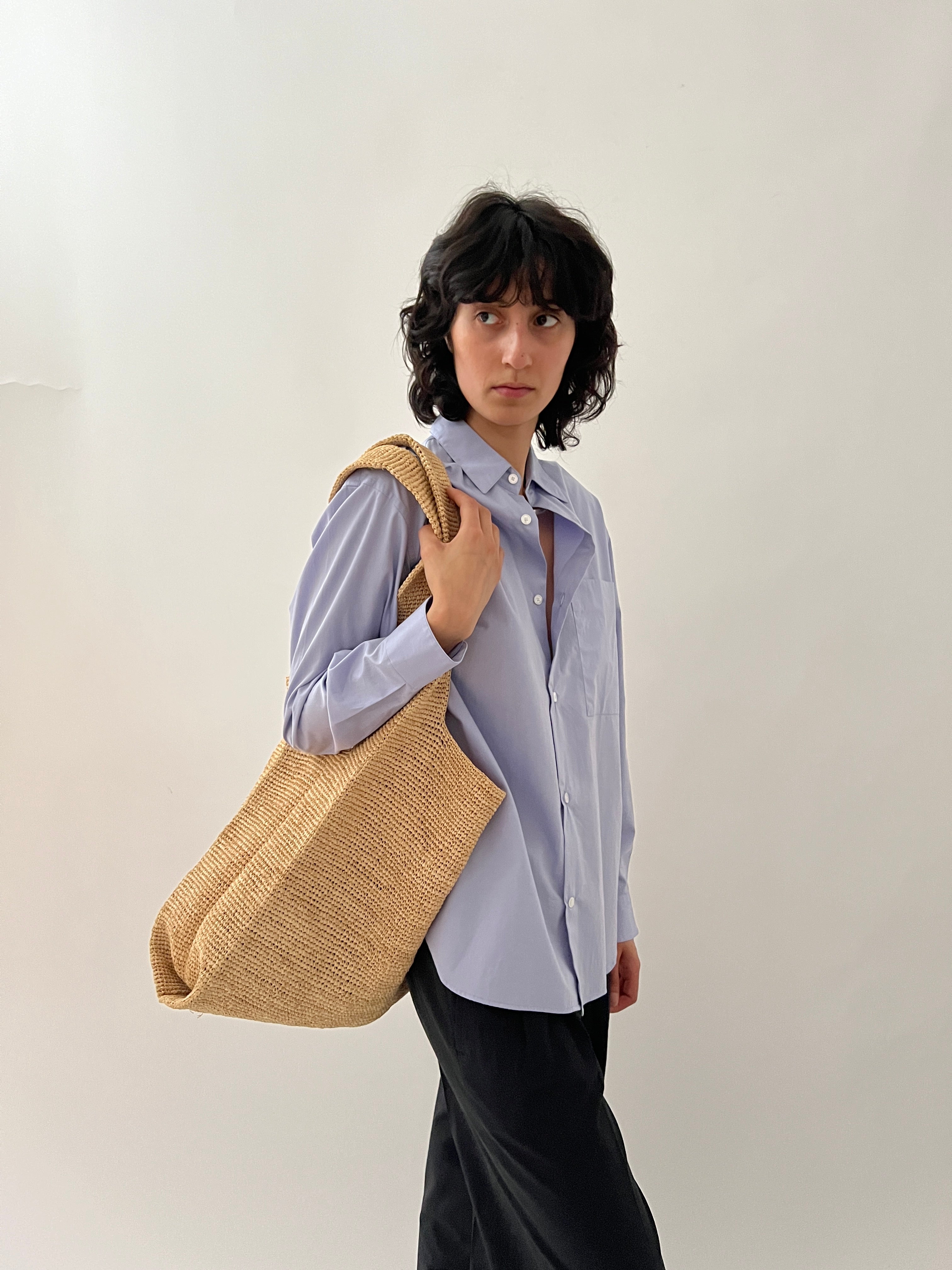 RAFFIA SHOPPING BAG – seya-voyage