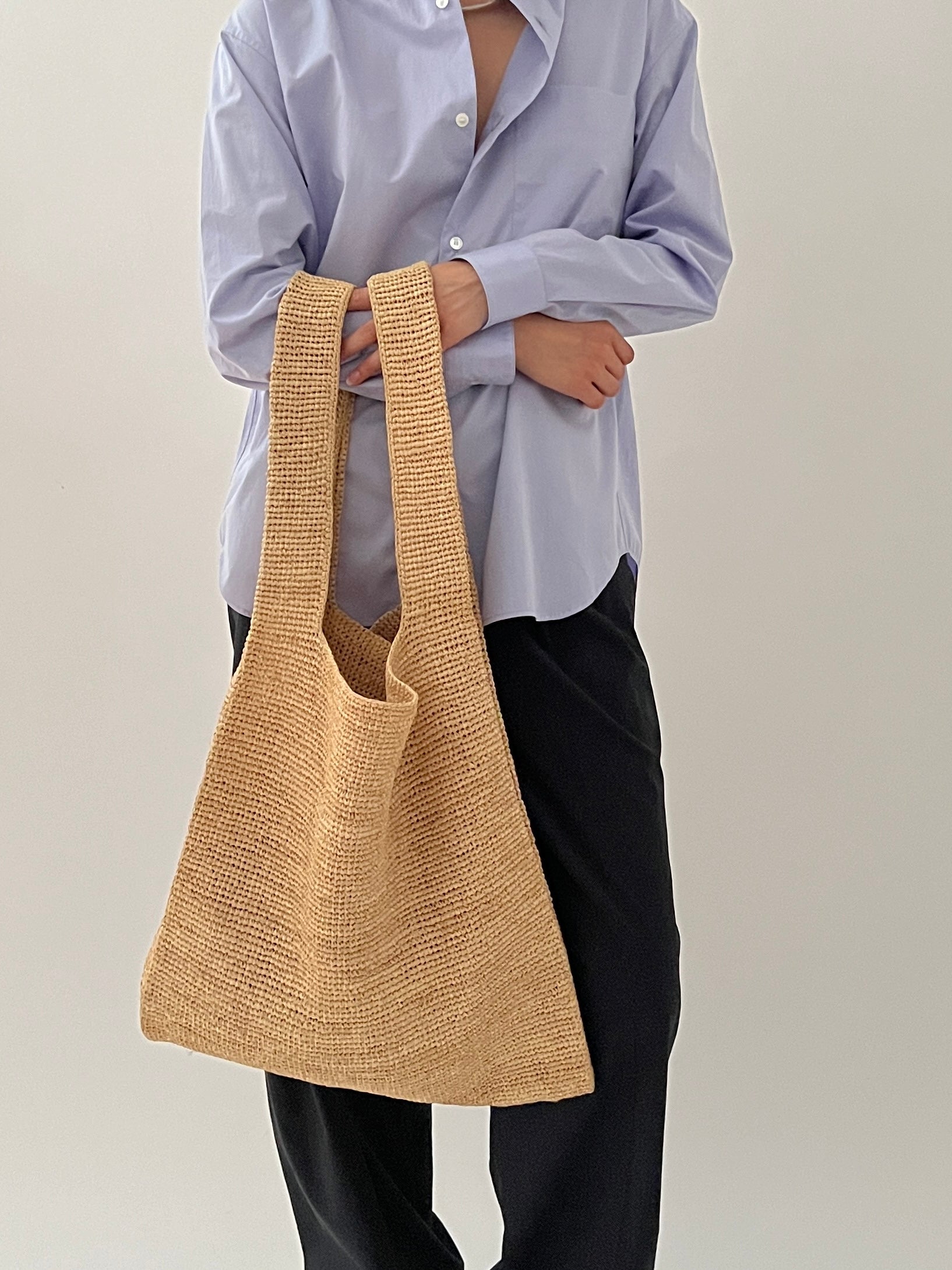 RAFFIA SHOPPING BAG – seya-voyage