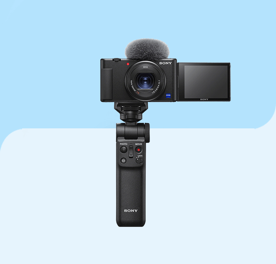 レンタル]ソニー SONY VLOGCAM ZV-1G シューティンググリップキット