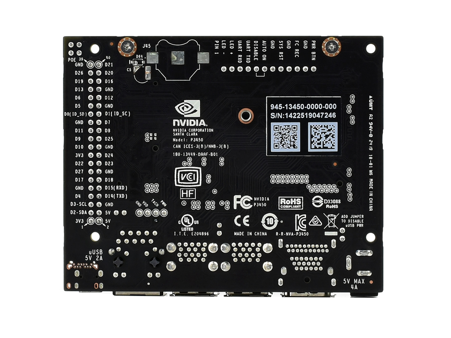 Hot Sale NVIDIA Jetson Nano Developer Kit B01 - 4GB 128-Core