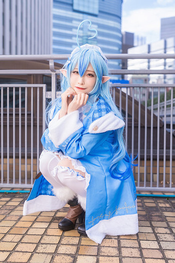 コスプレ】ホロライブ・雪花ラミィが可愛いすぎ！ 注目レイヤー・月野