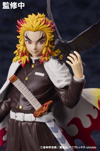 鬼滅の刃 無限列車編」エンドロールの煉獄杏寿郎をフィギュア化！鎹鴉