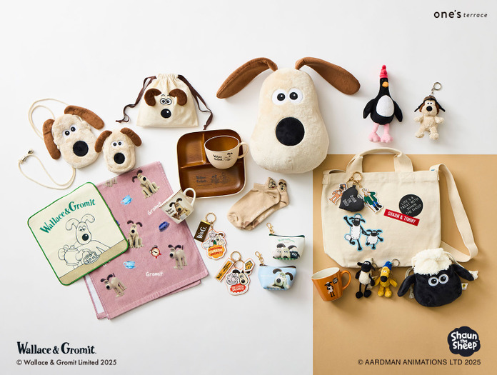 ウォレスとグルミット」「ひつじのショーン」グッズが登場 店頭