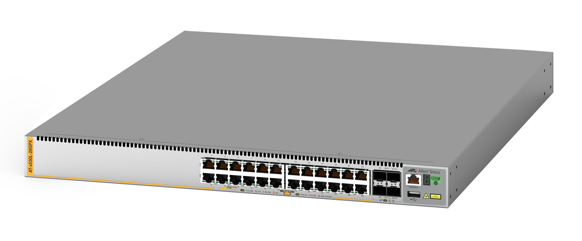 レイヤー3インテリジェント・エッジ・スイッチ「AT-x530L-28GPX