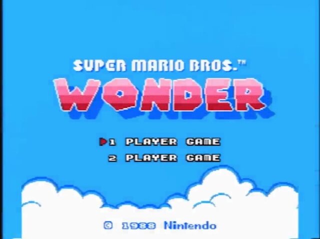 もし『スーパーマリオブラザーズ ワンダー』がファミコンで発売され