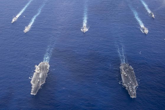 西太平洋に米国原子力空母が追加で…「同盟を守る核戦力に340億ドル