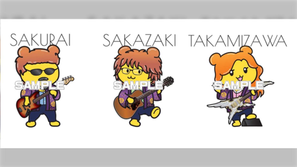 THE ALFEEと秩父市キャラクター「ポテくまくん」とのコラボ企画が発表