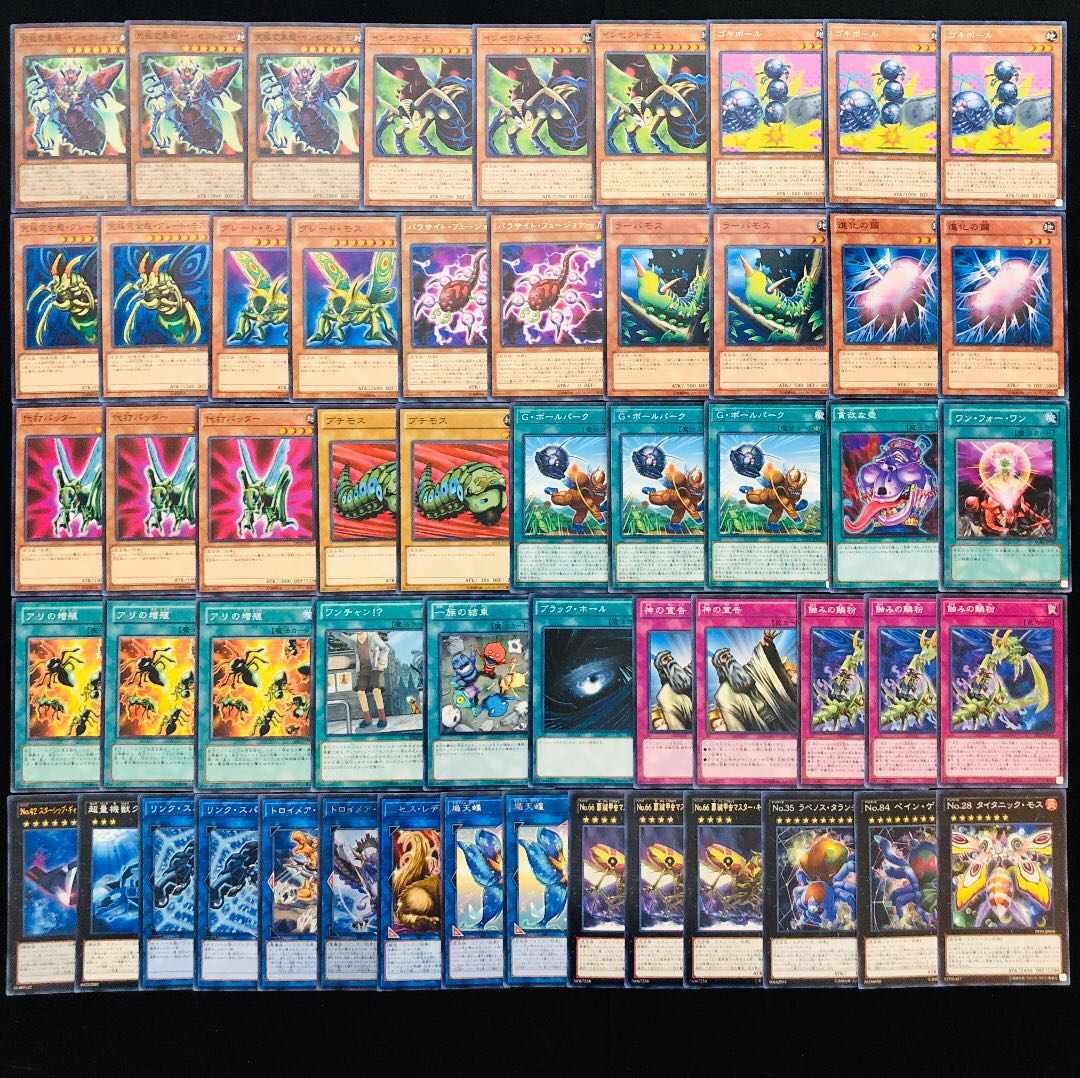 遊戯王 No.89 インセクト ガチ構築 デッキ40枚＋EX15枚 30枚の通販