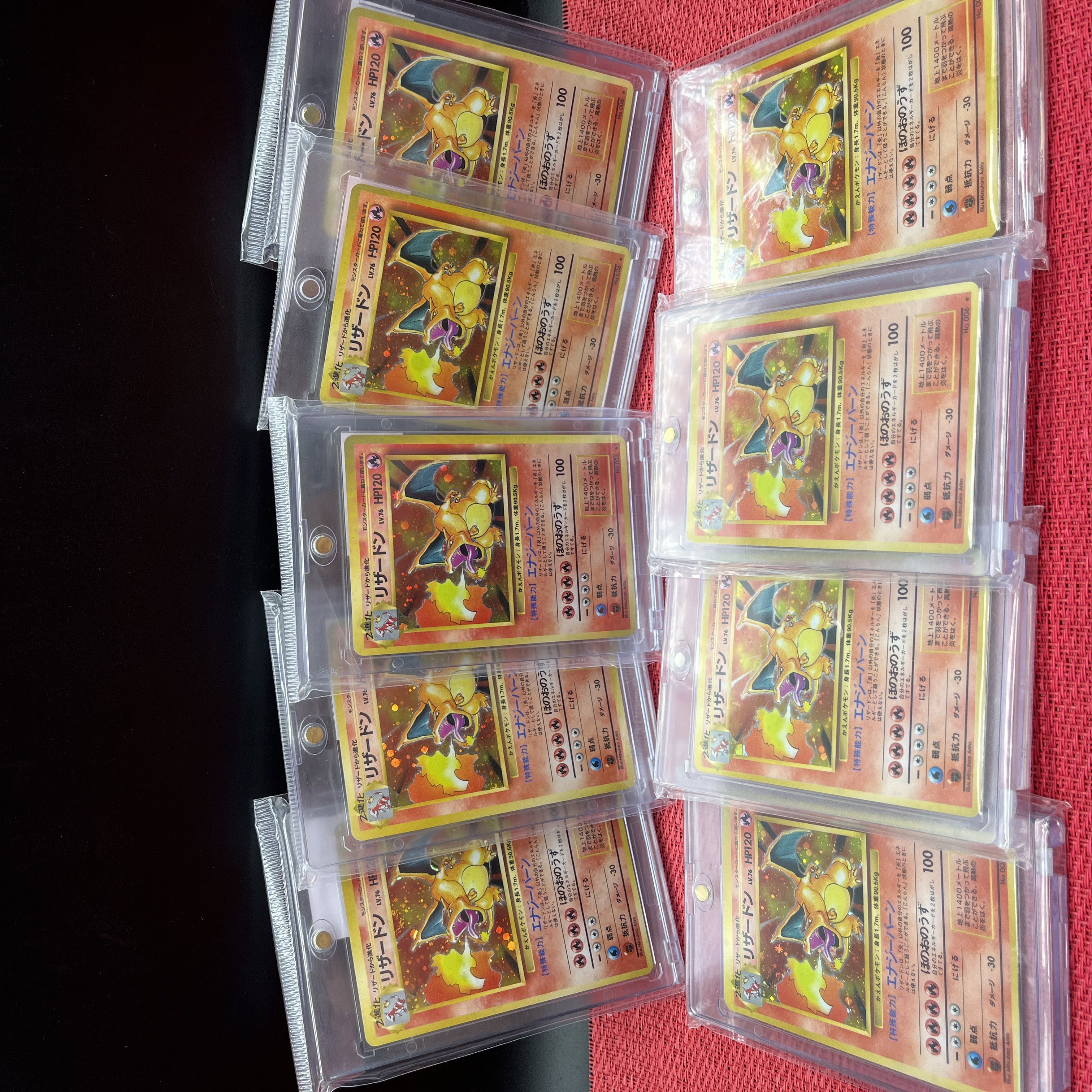 ポケモンカード 旧裏 ✰ リザードン 9体 赤艶 1枚の通販 ◈Abyss