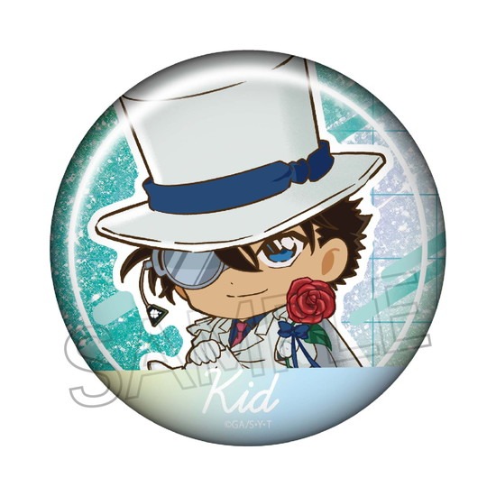 名探偵コナン サプライズ！ グリッター缶バッジ 怪盗キッド｜ホビーの
