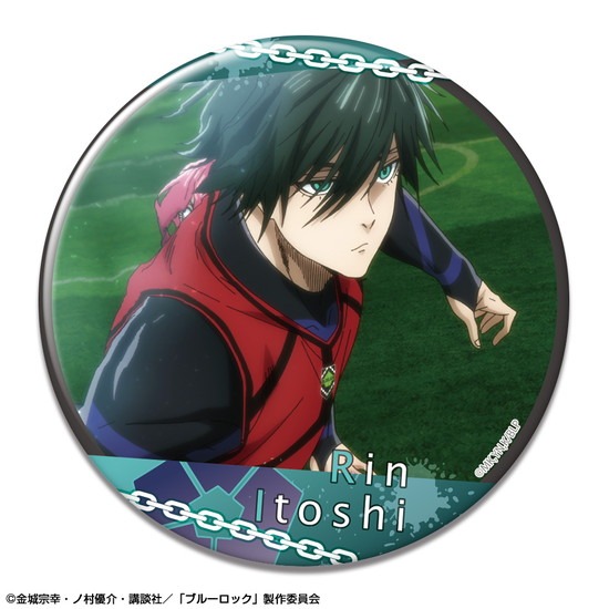 再販】TVアニメ ブルーロック 缶バッジ デザイン44 糸師凛 E｜ホビーの