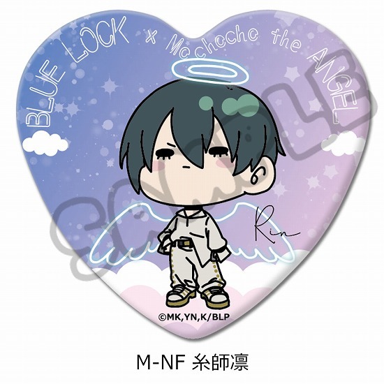 ブルーロック ハート型缶バッジ M-NF 糸師 凛｜ホビーの総合通販サイト