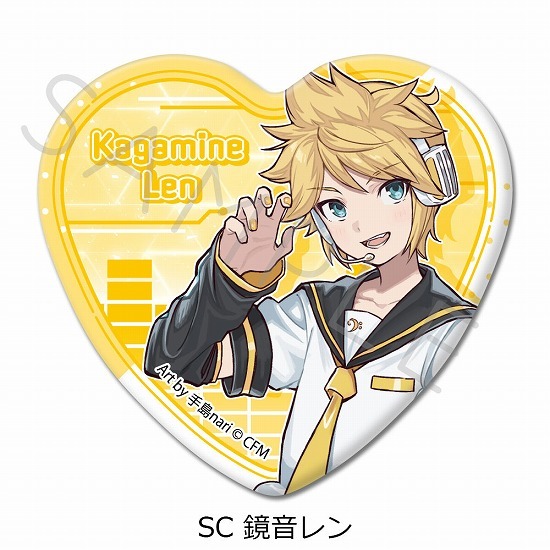 初音ミク ピアプロキャラクターズ ハート型缶バッジ 6個入り1BOX