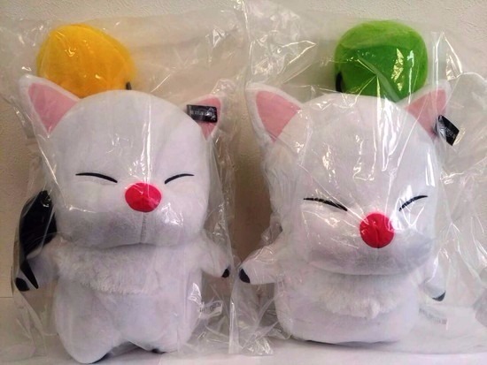 ファイナルファンタジー XIV XLモーグリぬいぐるみ イエロー＆グリーン