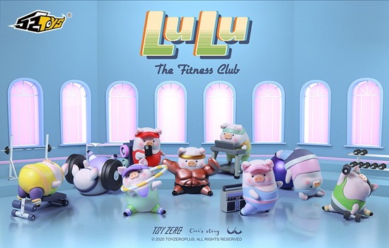 TOYZEROPLUS×CICI'S STORY 子豚LULU ザ・フィットネスクラブシリーズ 8