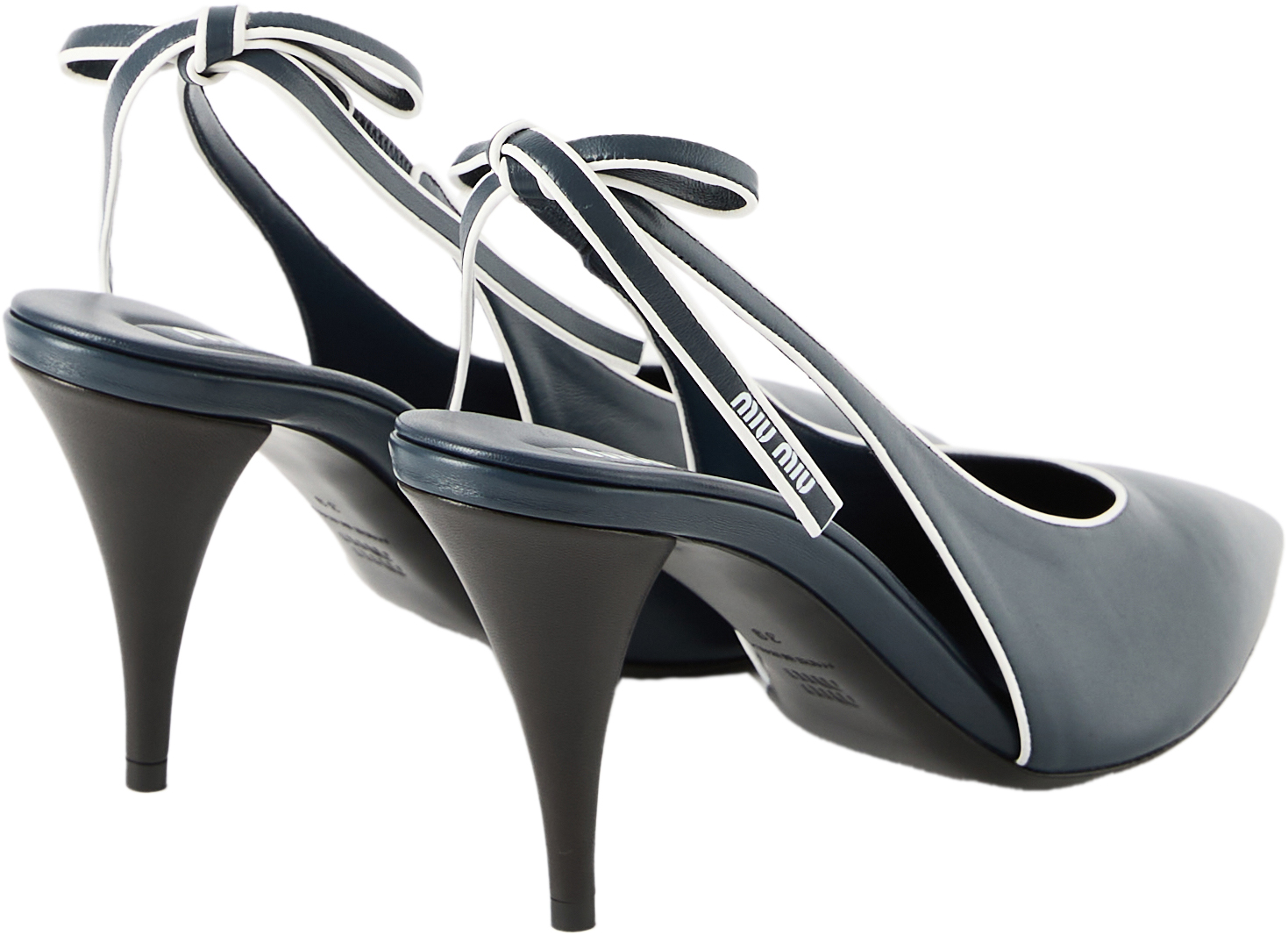 miu miu Slingback pumps blue on UNGER.DE