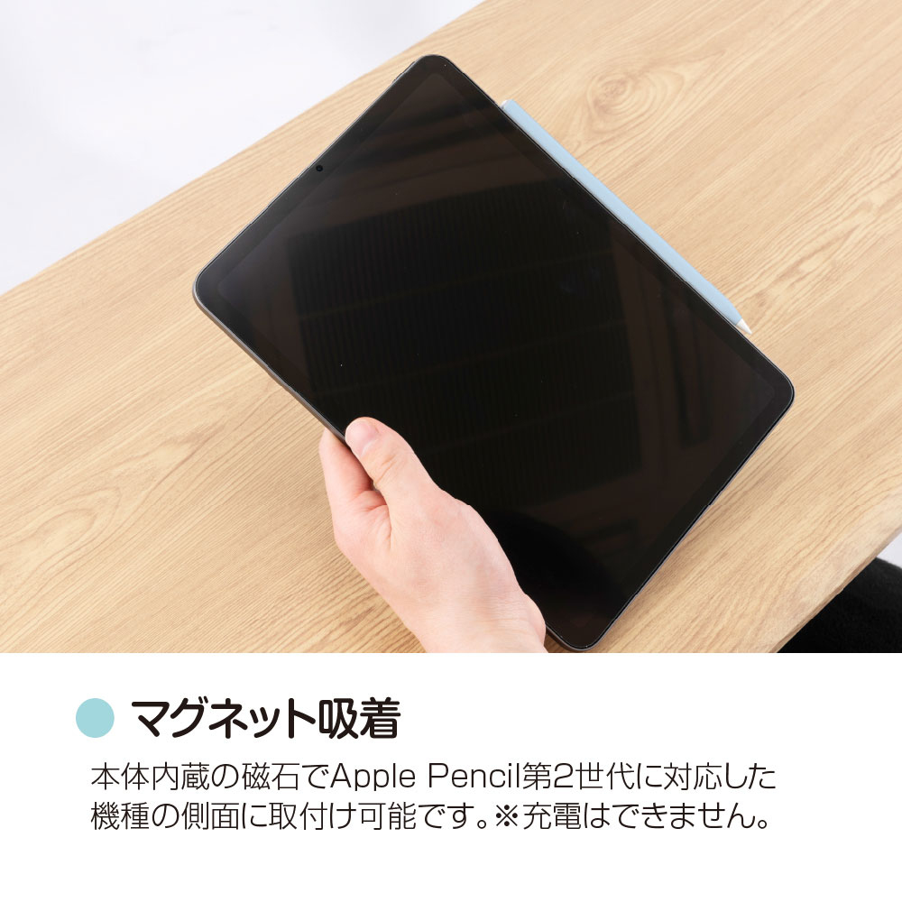 iPad専用充電式タッチペン／グレイッシュブルー TPEN-001BL（tm