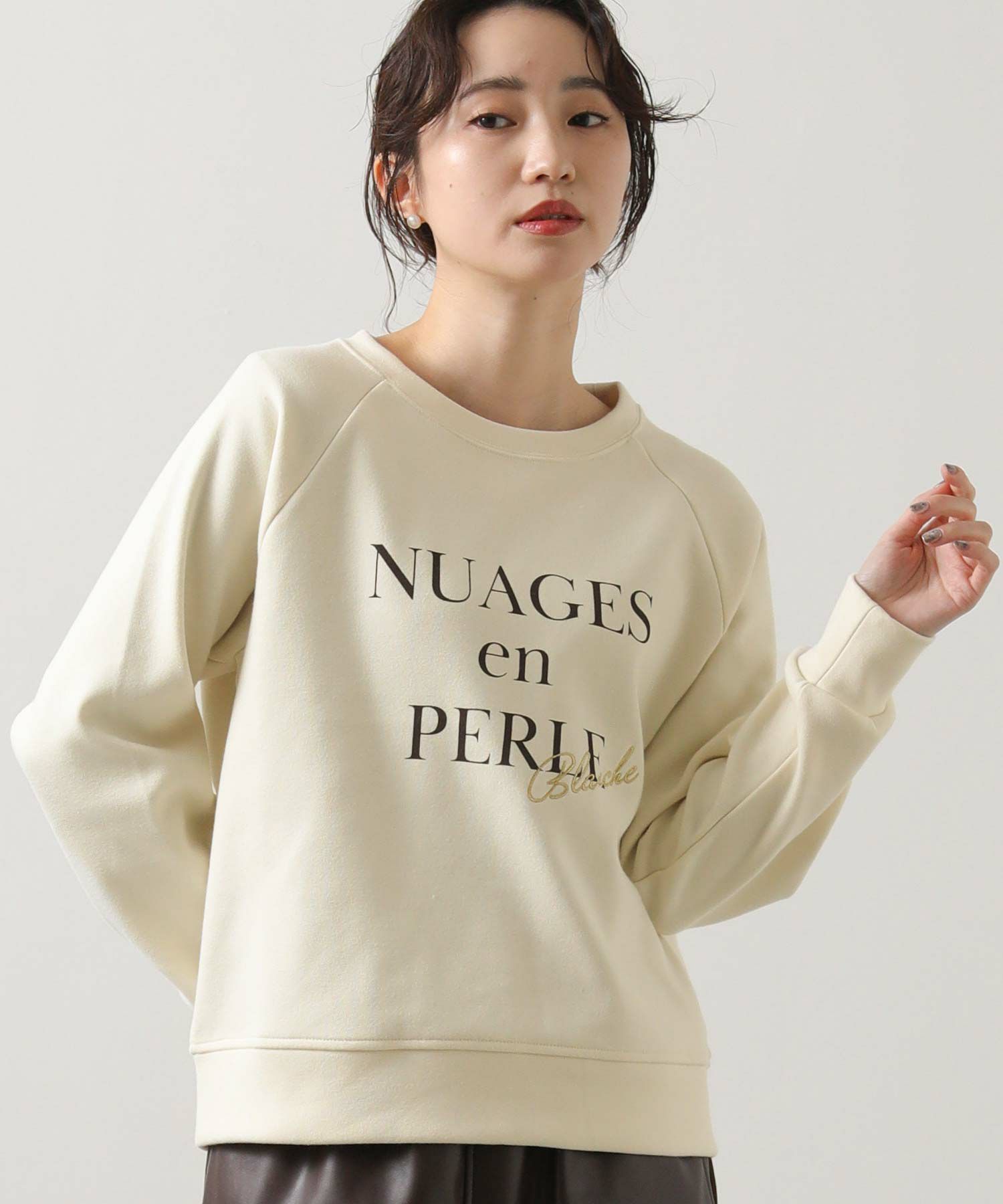 Gready BrilliantNUAGESラグランスリーブスウェット | SEKIMIKI