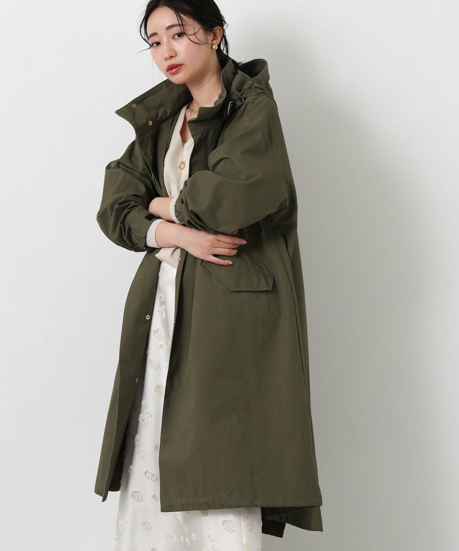 Gready Brilliantコットンフードモッズコート | SEKIMIKI Online