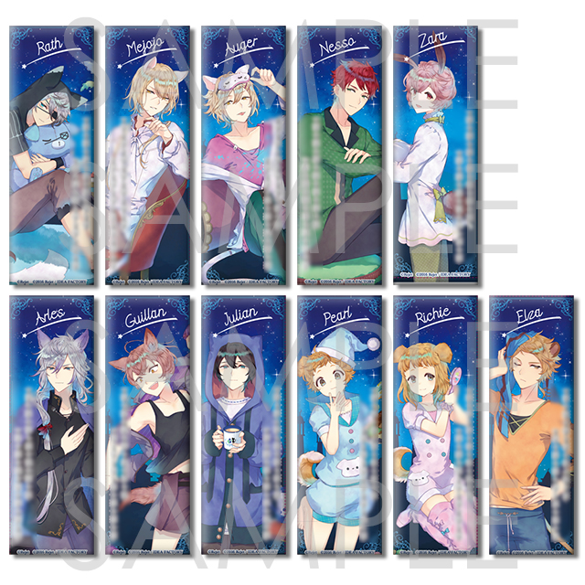 BLACK WOLVES SAGA ウェブリンのお泊り会 ロングスクエア缶バッジ