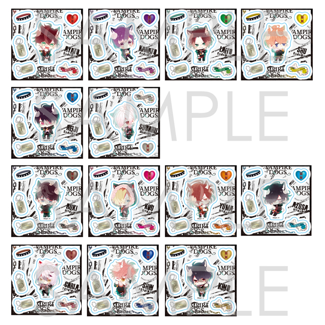DIABOLIK LOVERS ちびっこヴァンパイア どっぐず シャカシャカアクリル