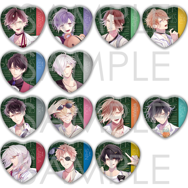 DIABOLIK LOVERS Summer of Lovers ラメハート缶バッジ | 乙女向け通販