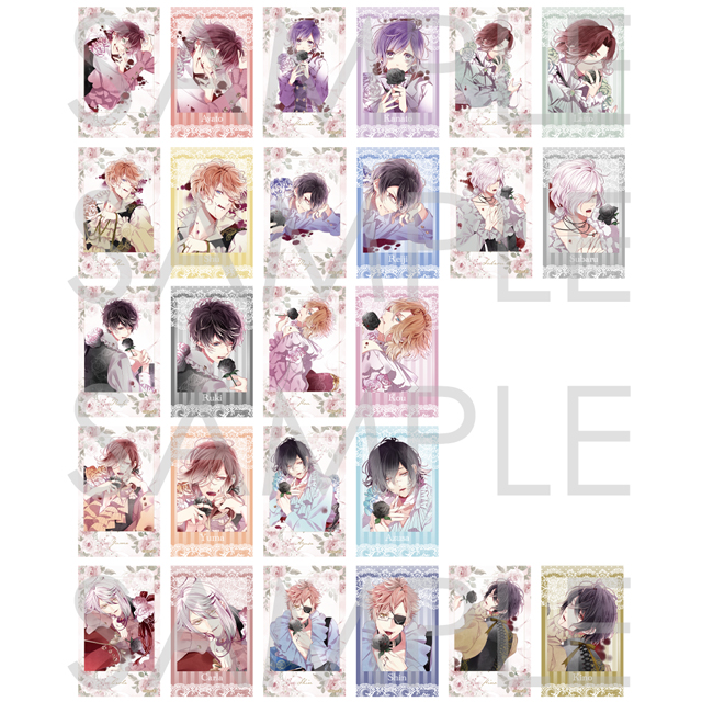 DIABOLIK LOVERS My▽First▽Night ポラ風ラメカード | 乙女向け通販