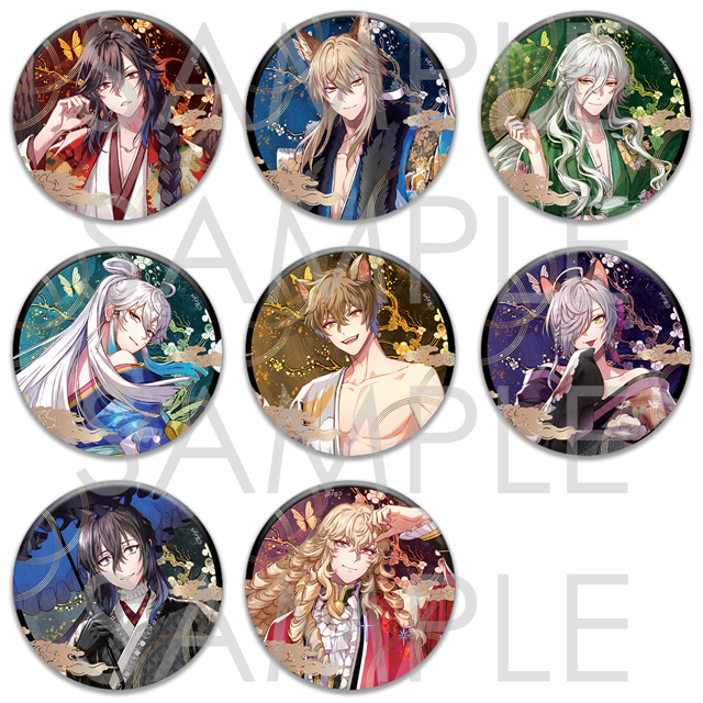 幽幻ロマンチカ 艶色宴楽 ビッグ缶バッジ | 乙女向け通販サイト「SKiT