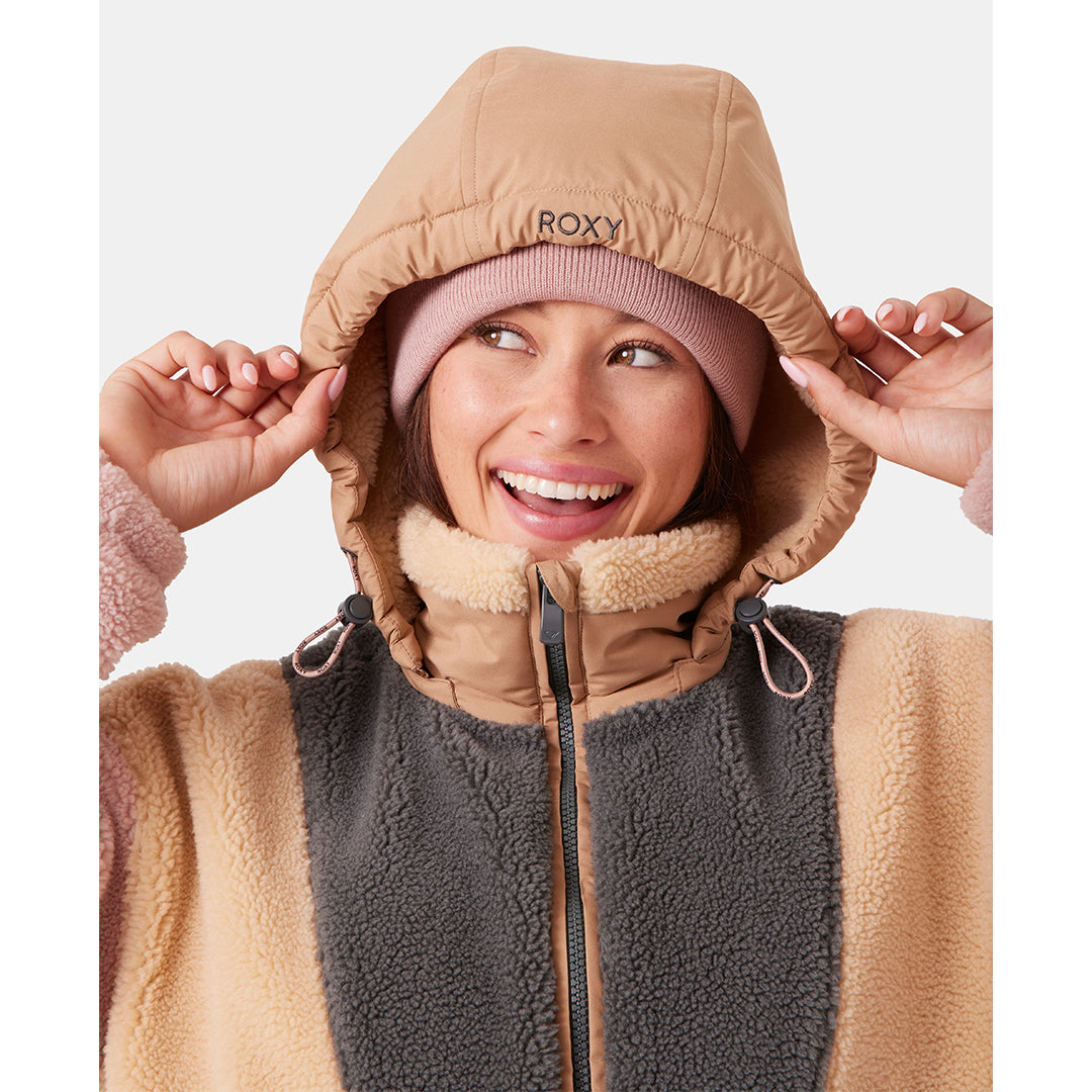 Roxy Women's Rita Half Zip Sherpa Anorak 2026 – Ski Pro AZ