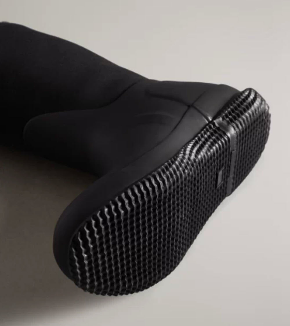 The Roll Top Sherpa Boot by Hunter in Black – Shoes 'N' More