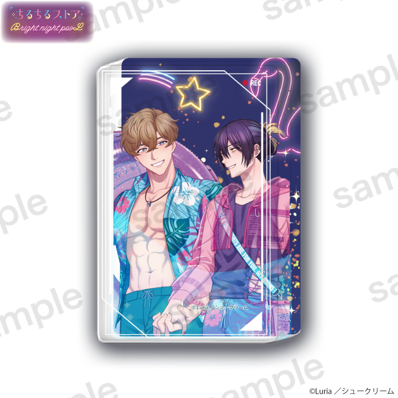 BLアワード2025】びしょぬれフォトアクリルブロック『真夜中の俺を見て