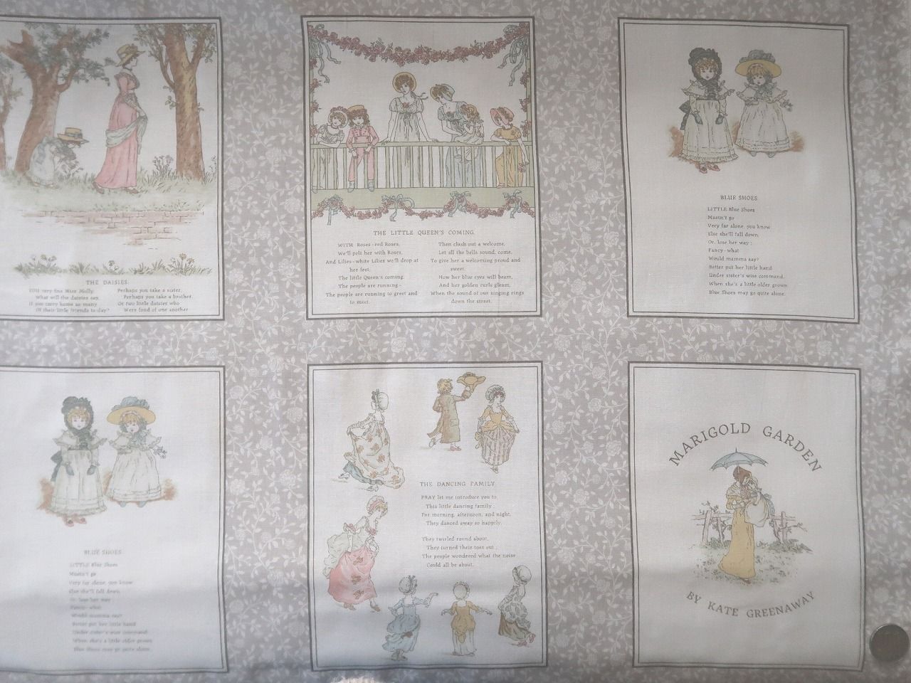 OtherCloths-007）ケイトグリーナウェイ【ブルー】 | フラワー