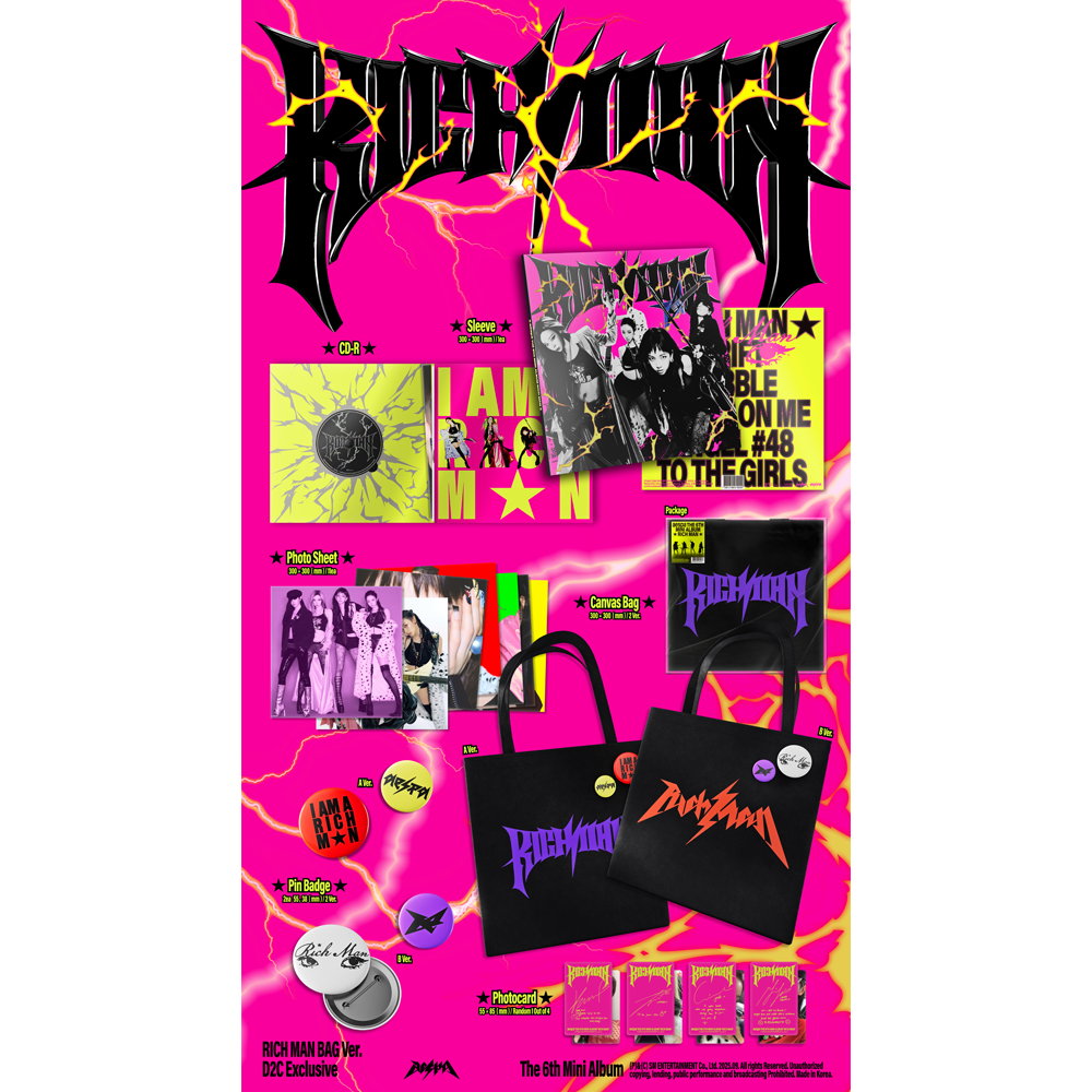 The 6th Mini Album 'Rich Man' (RICH MAN BAG Ver.) (Version B