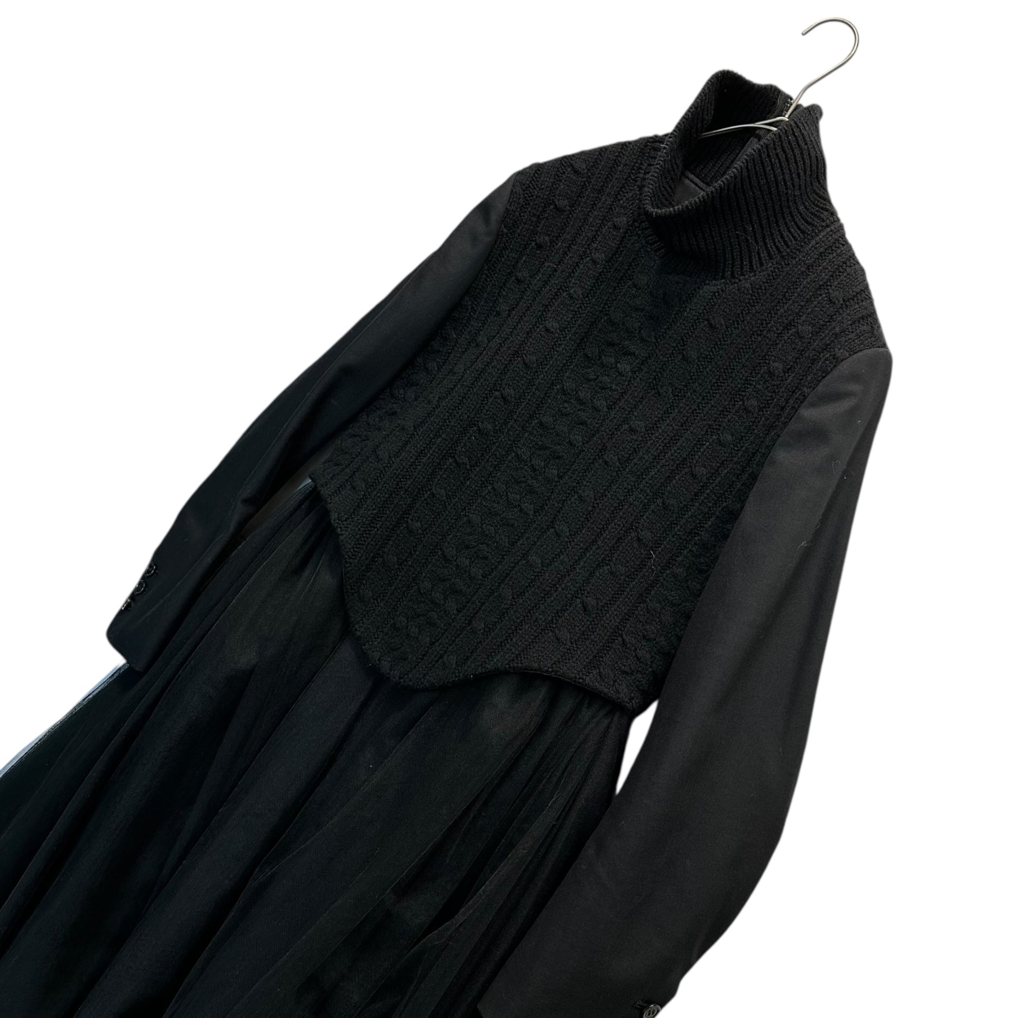 noir kei ninomiya(ノワールケイニノミヤ) 23AW Knit-Panel Tailored