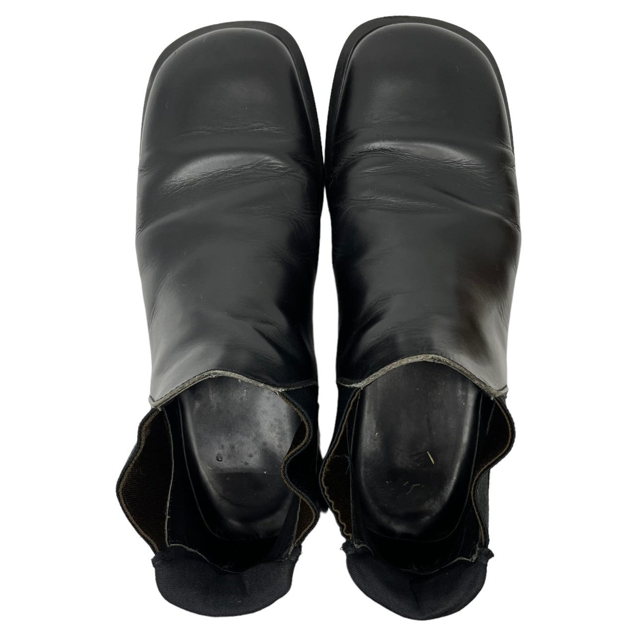 PRADA(プラダ) 00's Archive square toe side gore boots アーカイブ