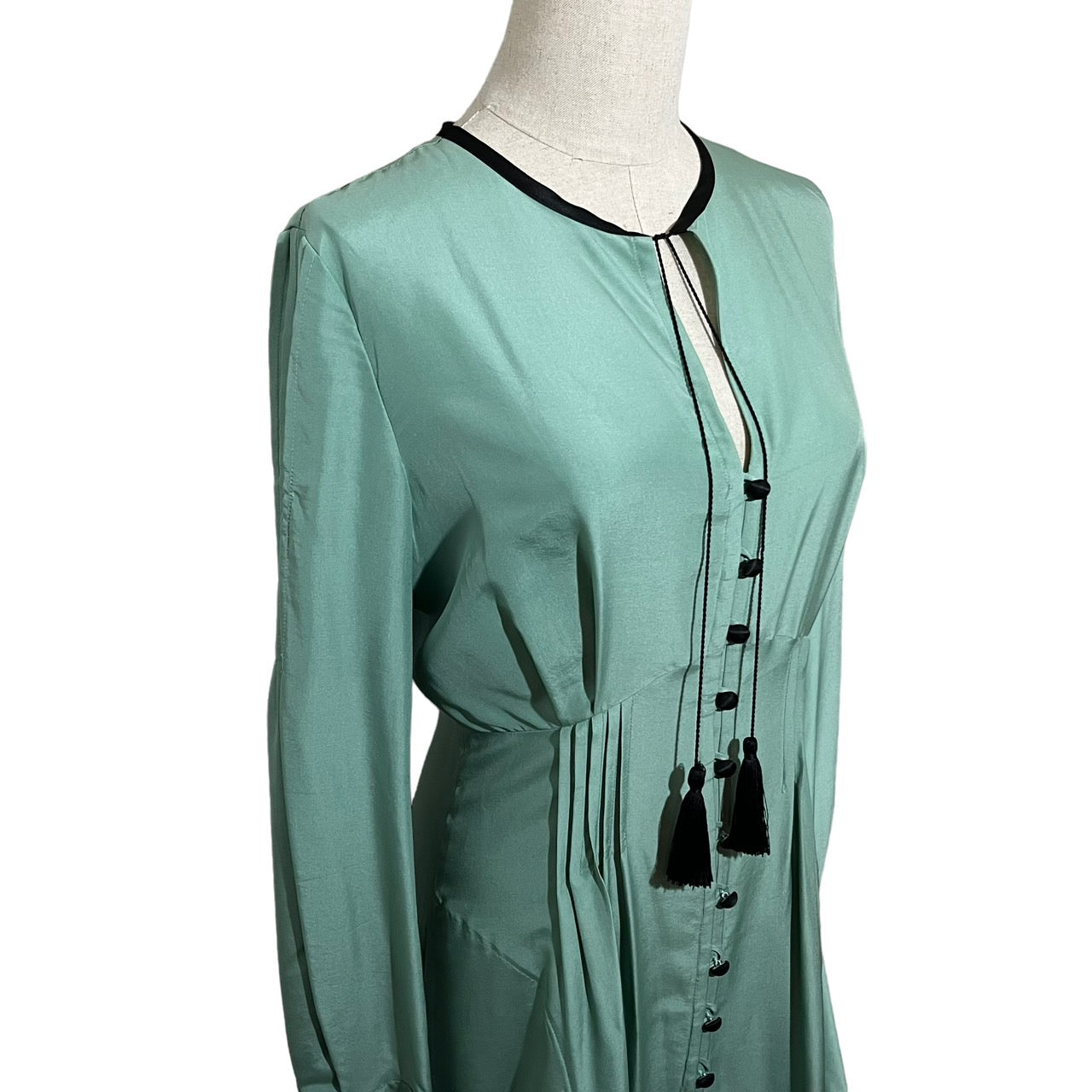 mame kurogouchi(マメクロゴウチ) 18AW A-Line Silk Dress/Aライン