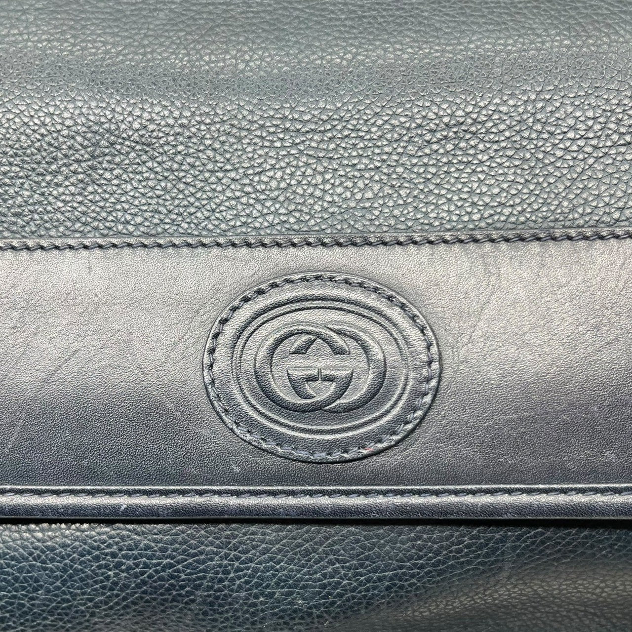 GUCCI(グッチ) Vintage GG Logo Leather Shoulder Bag ヴィンテージ GG
