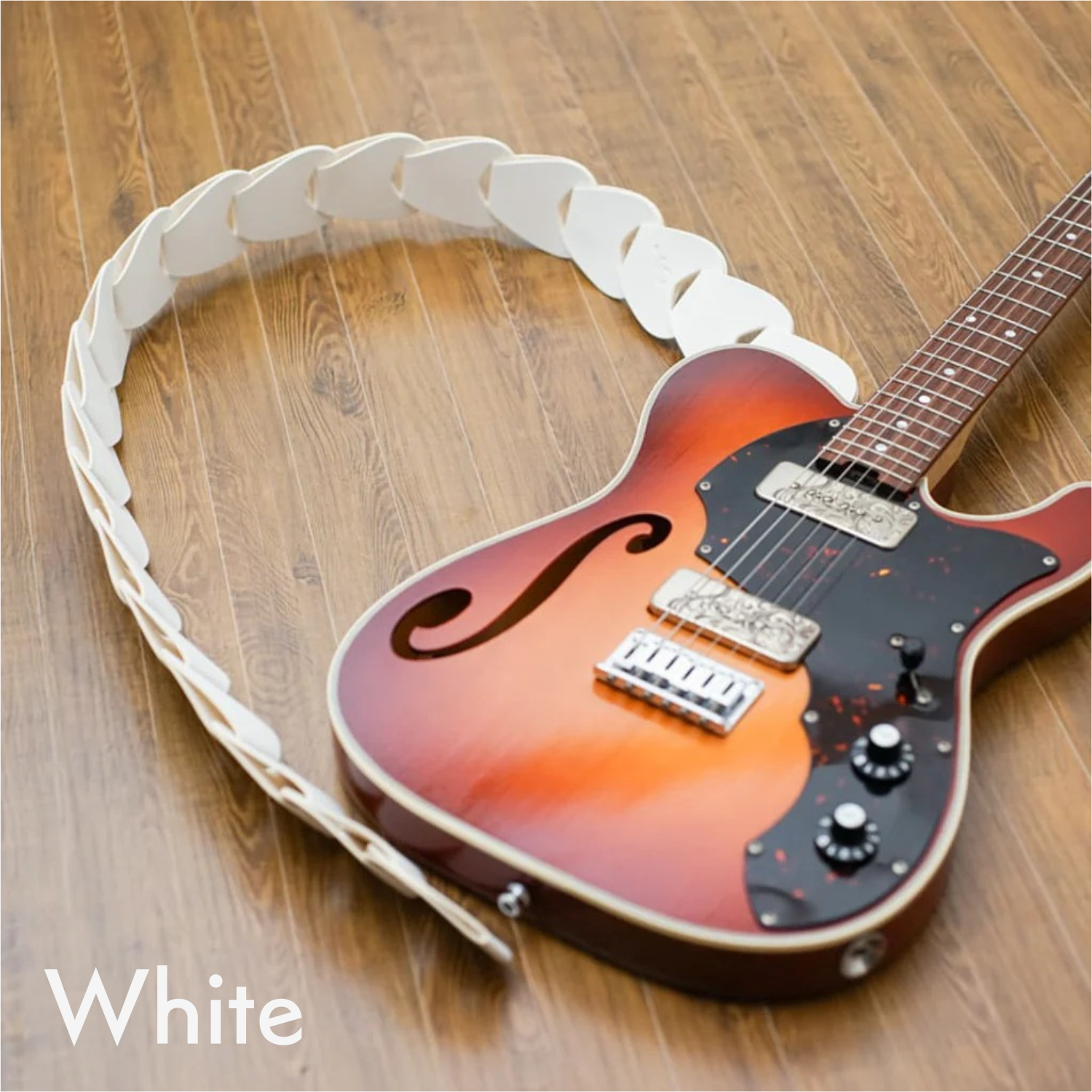 folklore フォークロア｜ウロコのようなギターストラップ – 708works