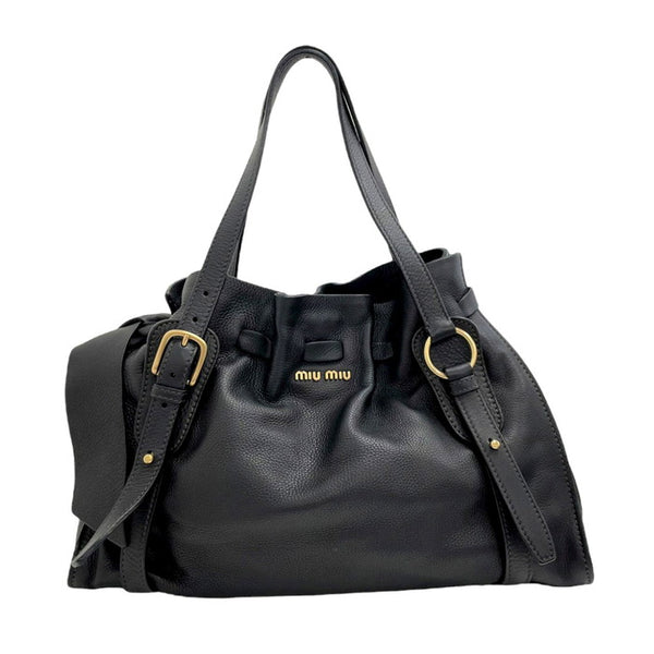 MIUMIU/ミュウミュウ】 サイドリボン 2way セミショルダー トート