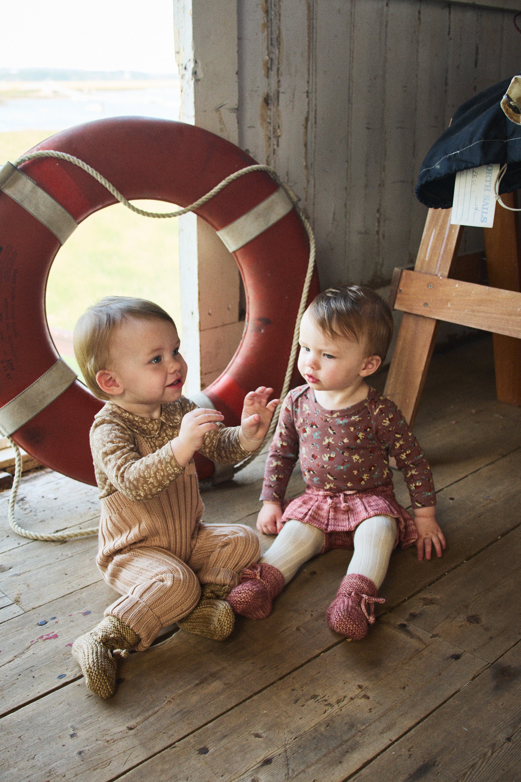 Baby Rib Longies – Misha & Puff