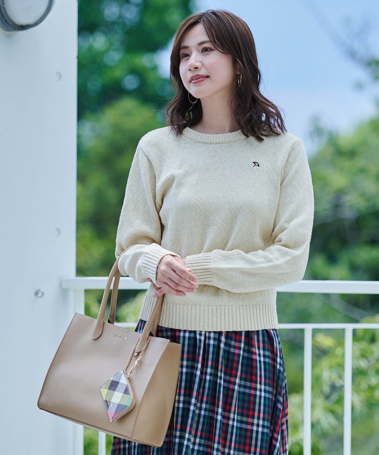 バイアスチェック シェアトート（トートバッグ/ユニセックス