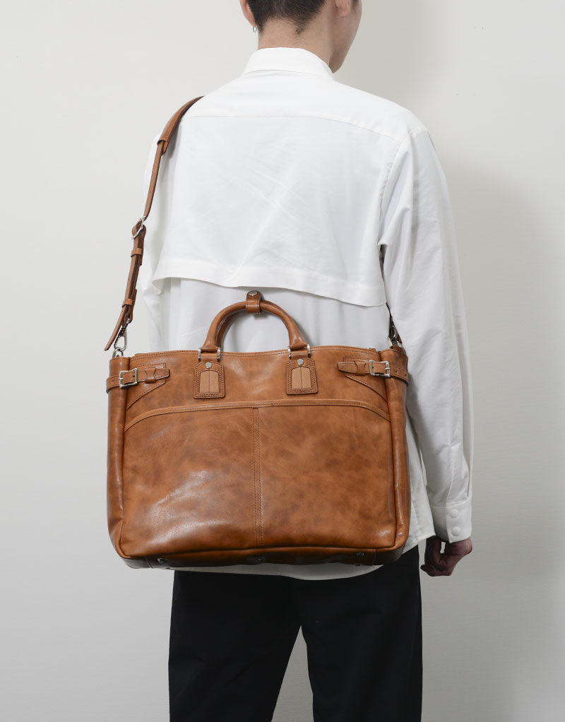 aging 2WAYブリーフケース L No.01850-v3 ｜master-piece