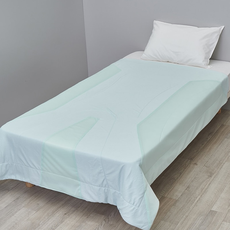 サラフロー 爽ブリーズ(R)ケット （シングル）140×190cm ブルー 濃色