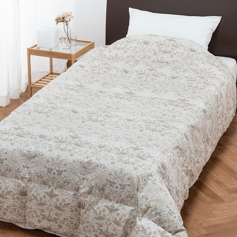 Sleepform 掛け布団 花柄 ベージュ系 Sleepform 掛け布団 花柄